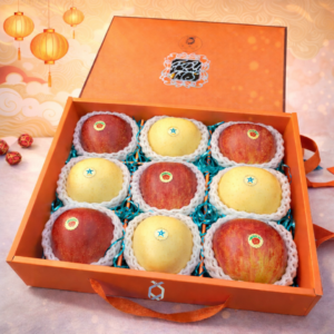 九宮格青森蜜富士蘋果+金星蘋果 暷豪禮禮盒